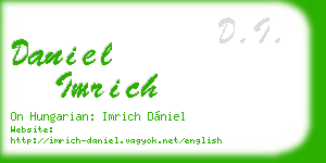 daniel imrich business card