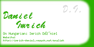 daniel imrich business card